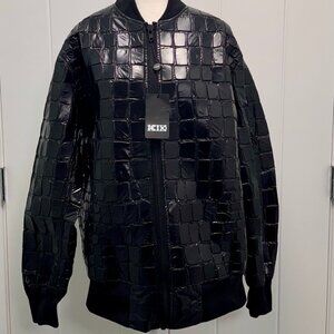Men's| Embossed | bomber| Jacket